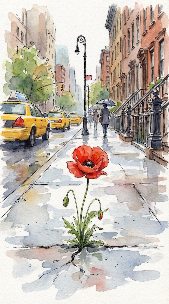 Watercolor style preview